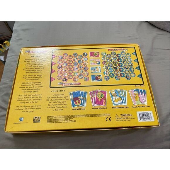 The Simpsons Battle of the Sexes board game - Picture 2 of 4